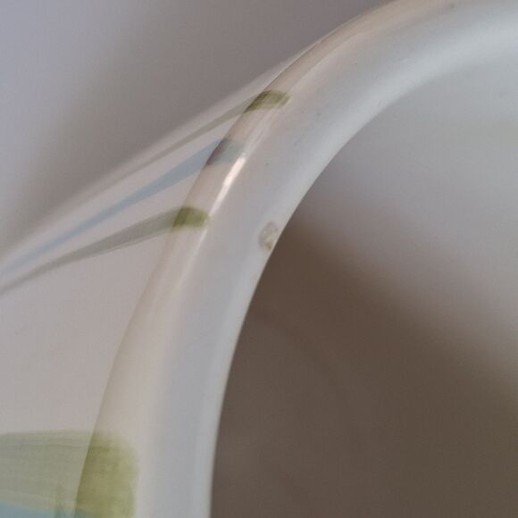 Set Of 5 Noble Excellence Earthenware Pistachio Coffee Tea Beverage Mug 14oz EUC - Picture 5 of 5